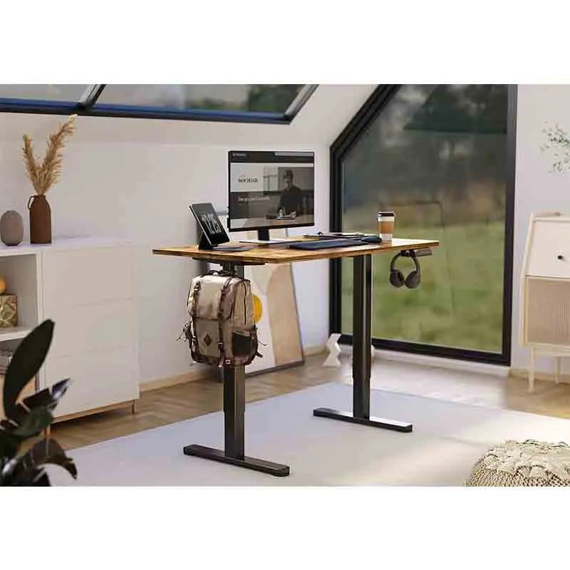 Yoobure Standing Desk, Adjustable Height Stand up Desk, 24x48 Inches Sit Stand Home Office Desk