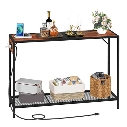 Yoobure 41.7 Inch Console Table with Storage Shelf