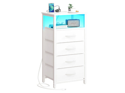 Yoobure 4-Drawer Nightstand with LED