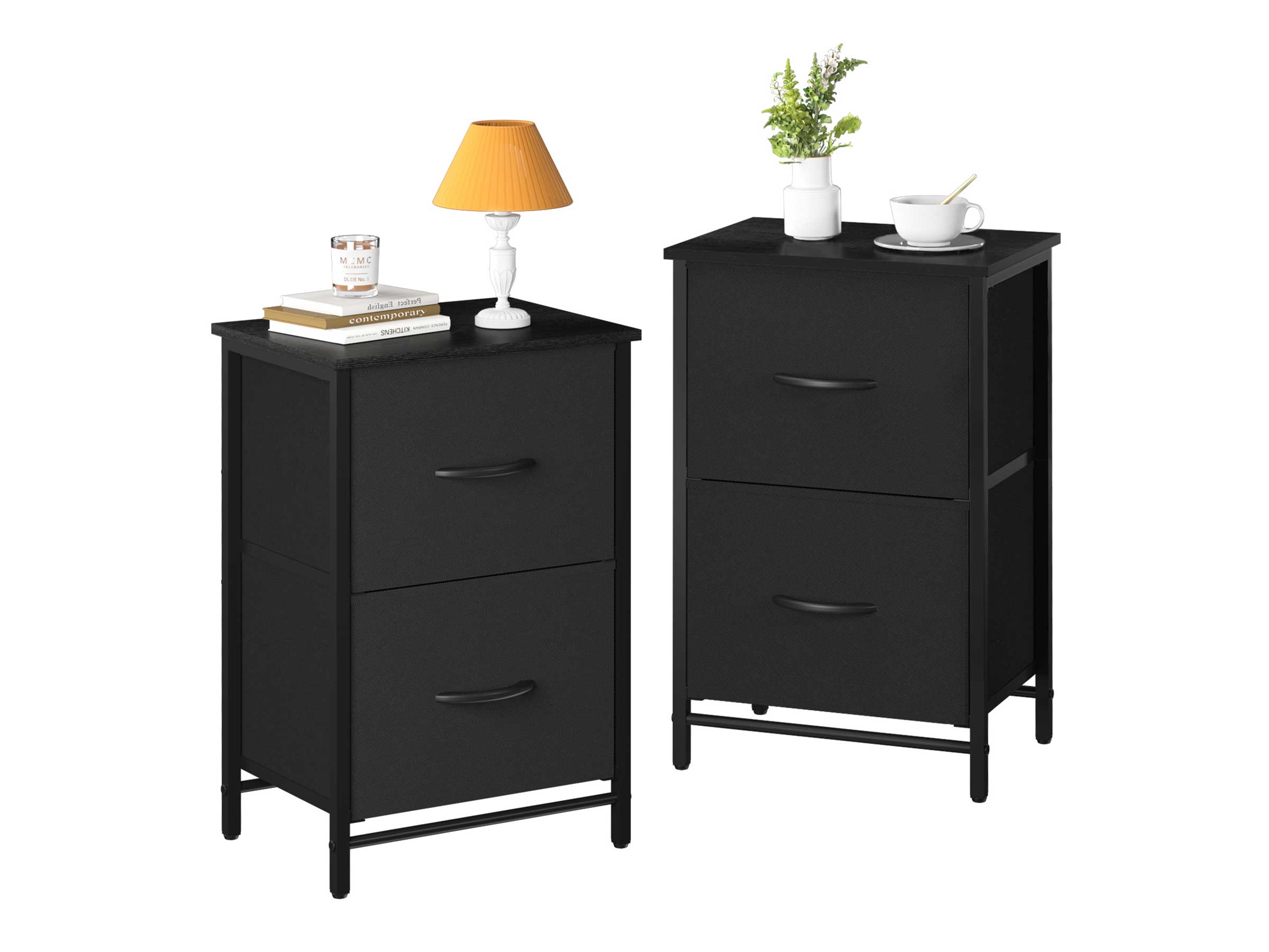 Yoobure 2-Drawer Nightstand Set of 2