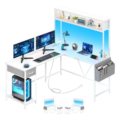 Yoobure L Shaped Computer Desk