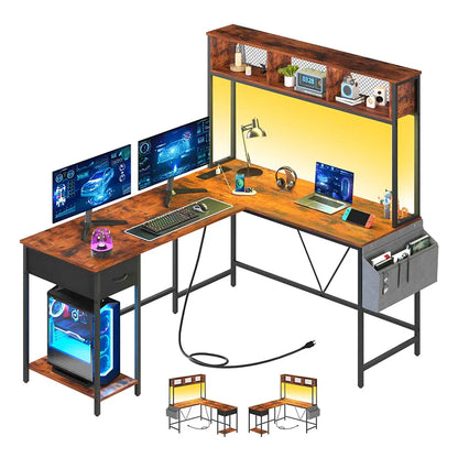 Yoobure L Shaped Computer Desk