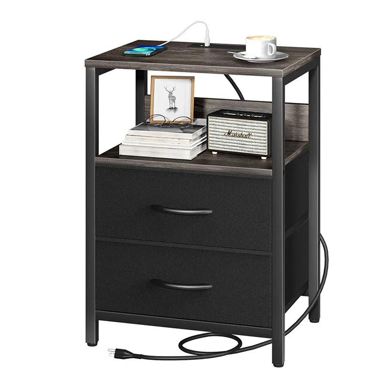 Yoobure 2-Drawer Nightstand