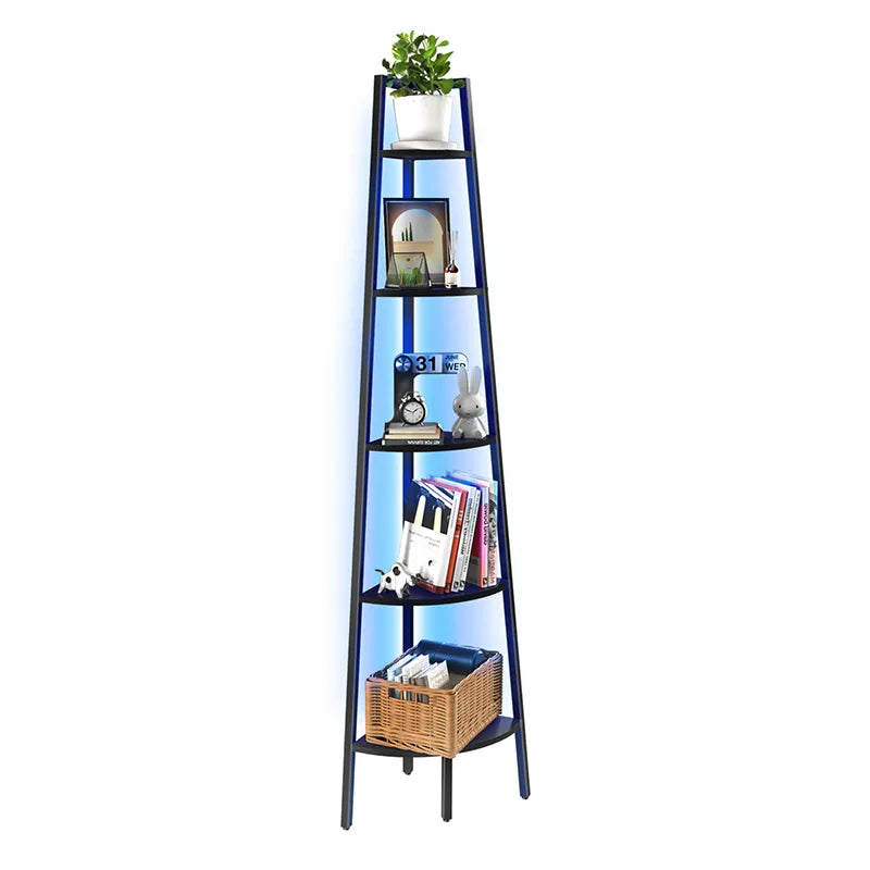 Yoobure 5-Tier Corner Shelf with LED