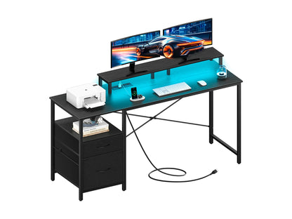 Yoobure 2-Drawers Computer Desk