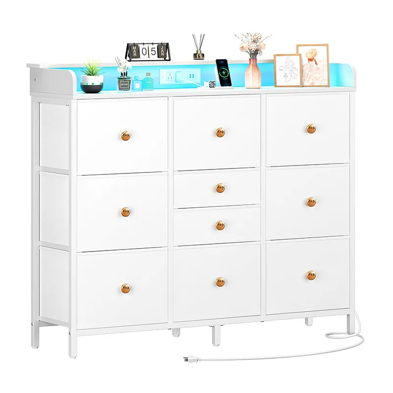 Yoobure Dresser for Bedroom with 10 Storage Drawers