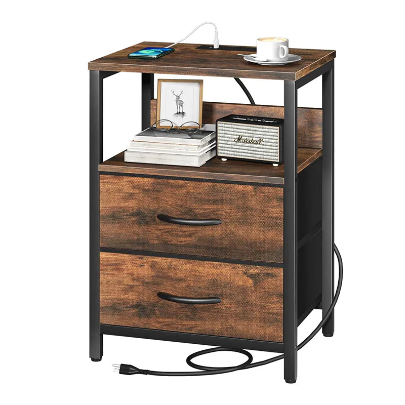 Yoobure 2-Drawer Nightstand