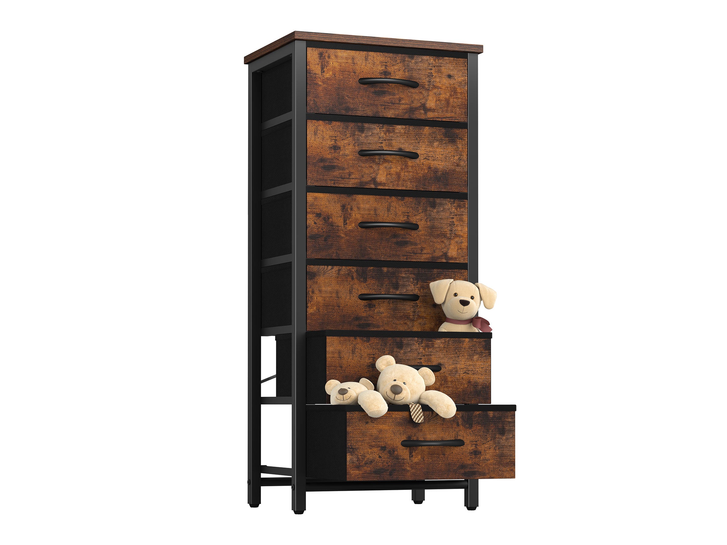 Yoobure 6-Drawer Bedside Table