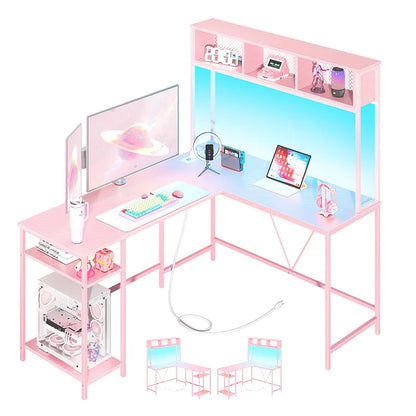 Yoobure L Shaped Computer Desk