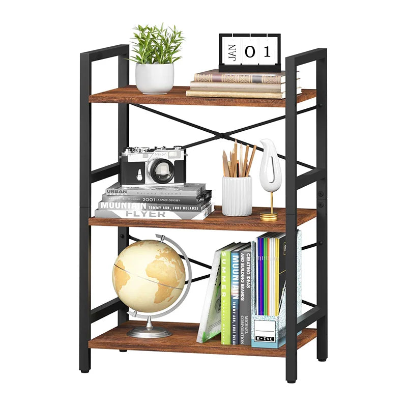 Yoobure 3-Tier Small Bookshelf