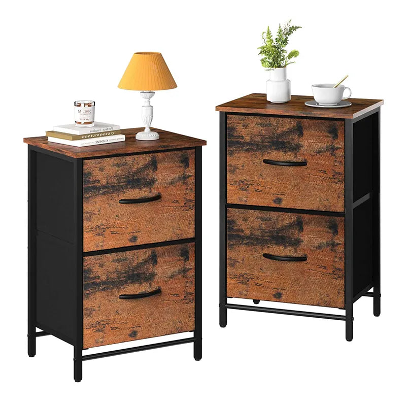 Yoobure 2-Drawer Nightstand Set of 2