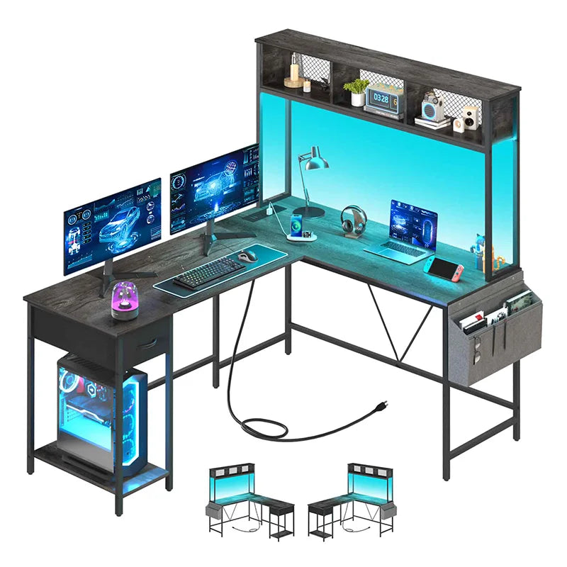 Yoobure L Shaped Computer Desk