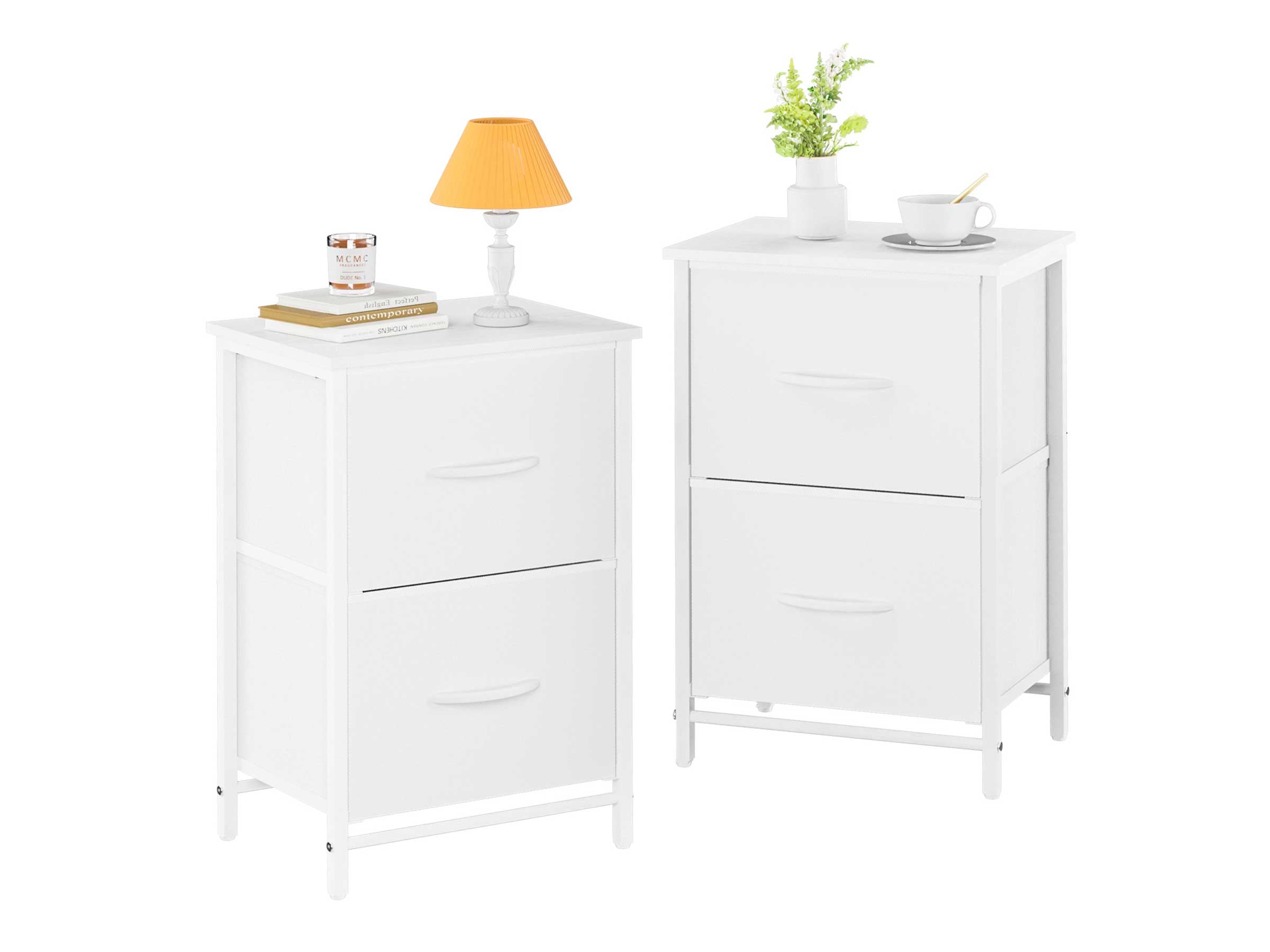 Yoobure 2-Drawer Nightstand Set of 2