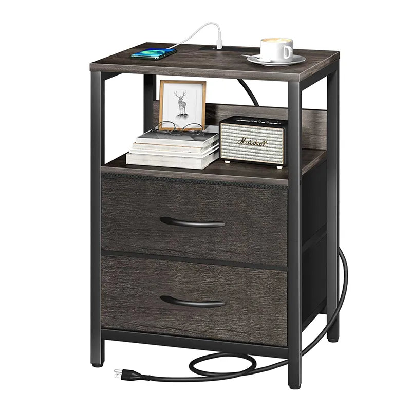 Yoobure 2-Drawer Nightstand