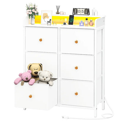 Yoobure 6 Drawers Stand with LED