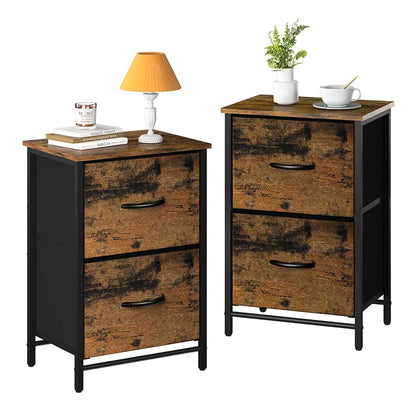 Yoobure 2-Drawer Nightstand Set of 2