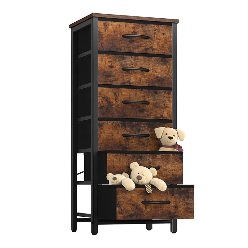 Yoobure 6-Drawer Bedside Table