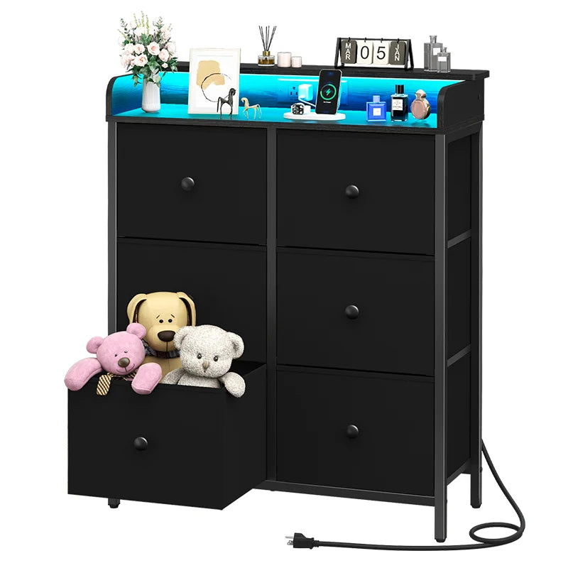 Yoobure 6 Drawers Stand with LED