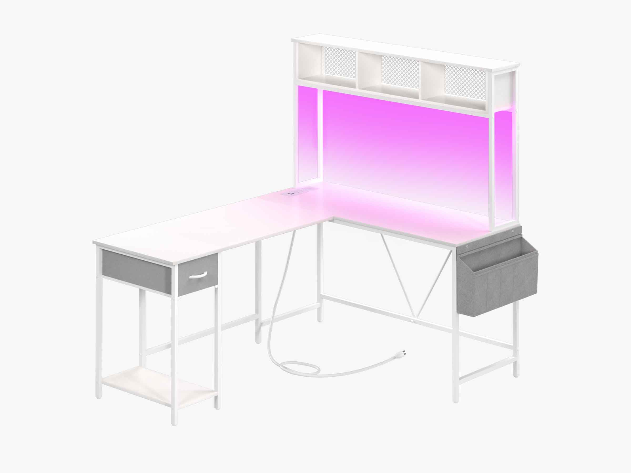 Yoobure L Shaped Computer Desk