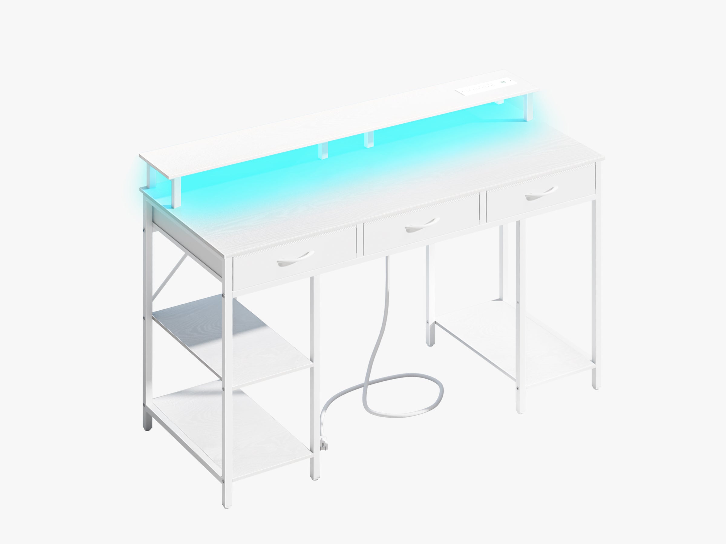 Yoobure Computer Desk with 3 Drawers