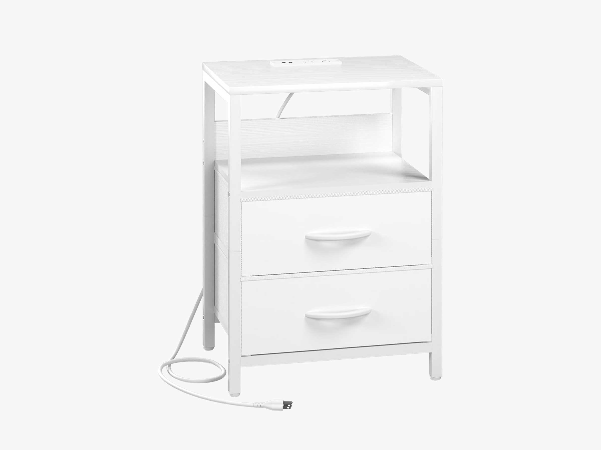 Yoobure 2-Drawer Nightstand with LED