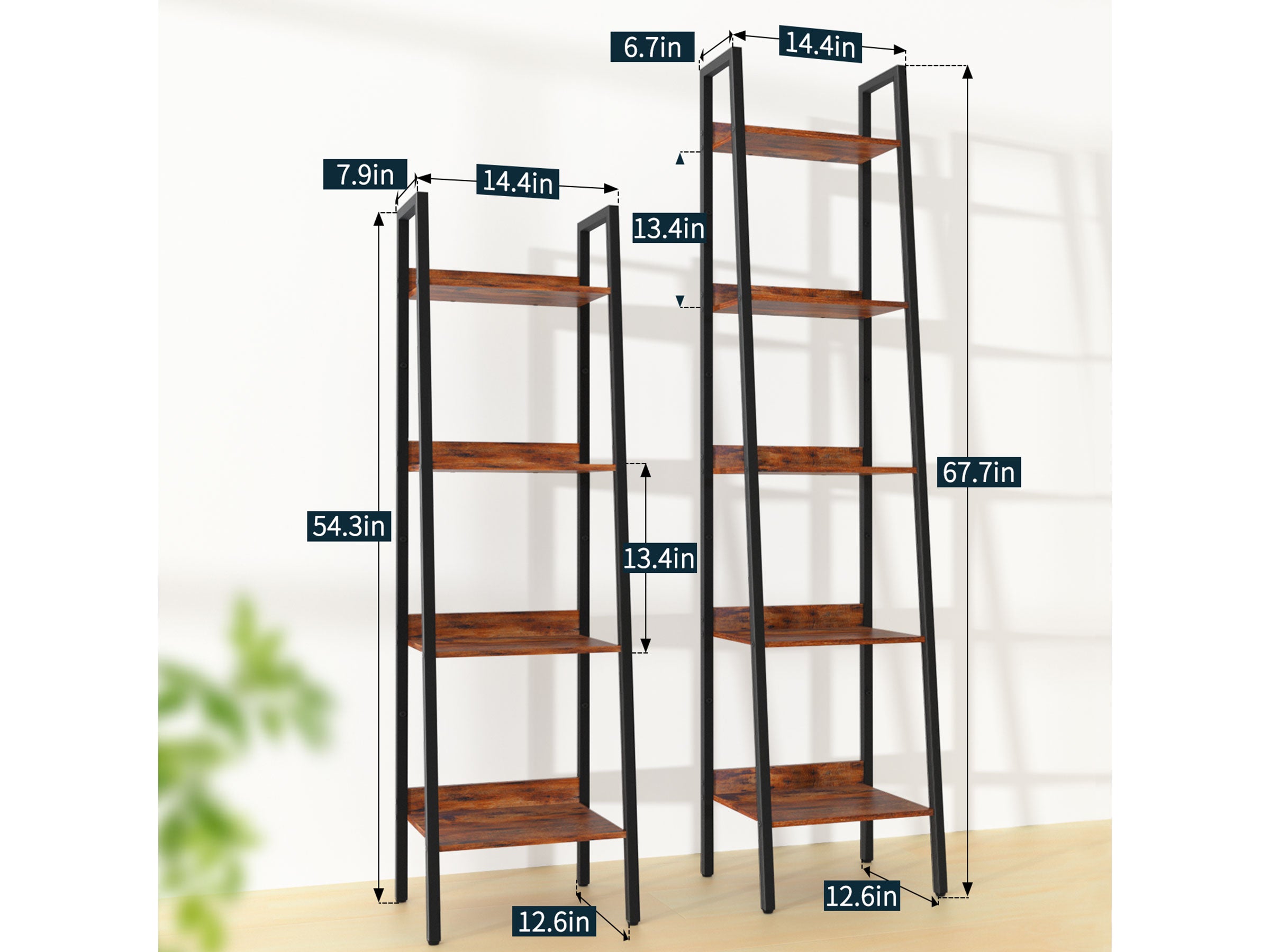 Yoobure 4-Tier Ladder Shelf