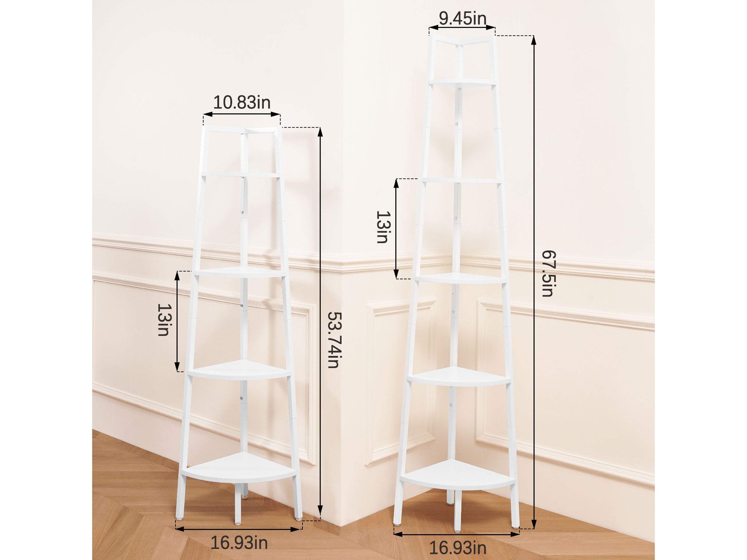 Yoobure 4-Tier Corner Shelf