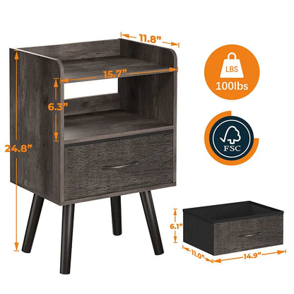 Yoobure Mordern 2-Tier Nightstand