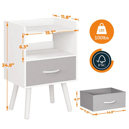 Yoobure Mordern 2-Tier Nightstand