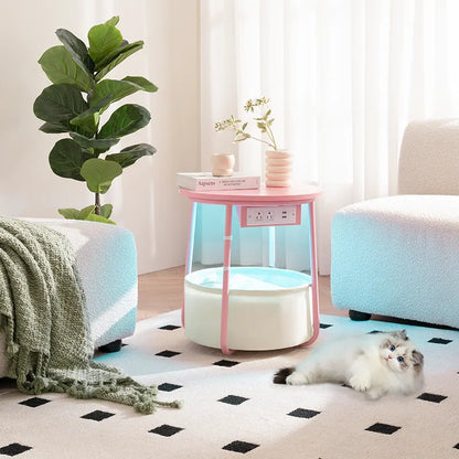 Yoobure Round End Table