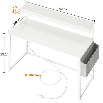 Yoobure 47 Inch Office Desk