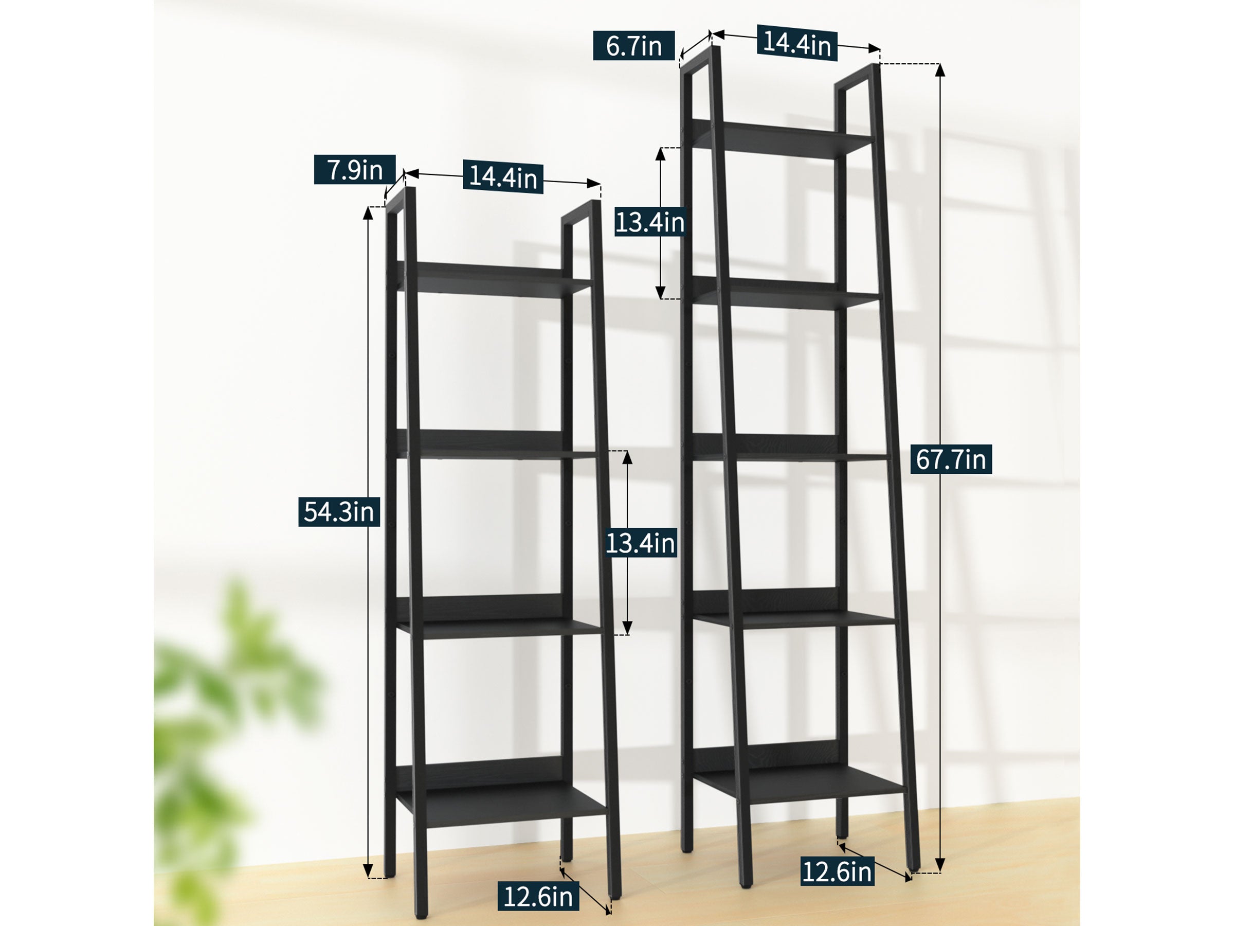 Yoobure 5-Tier Ladder Shelf