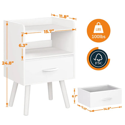 Yoobure Mordern 2-Tier Nightstand