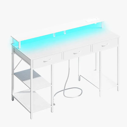 Yoobure Computer Desk with 3 Drawers