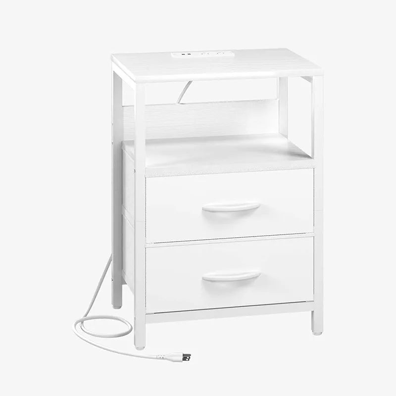 Yoobure 2-Drawer Nightstand with LED