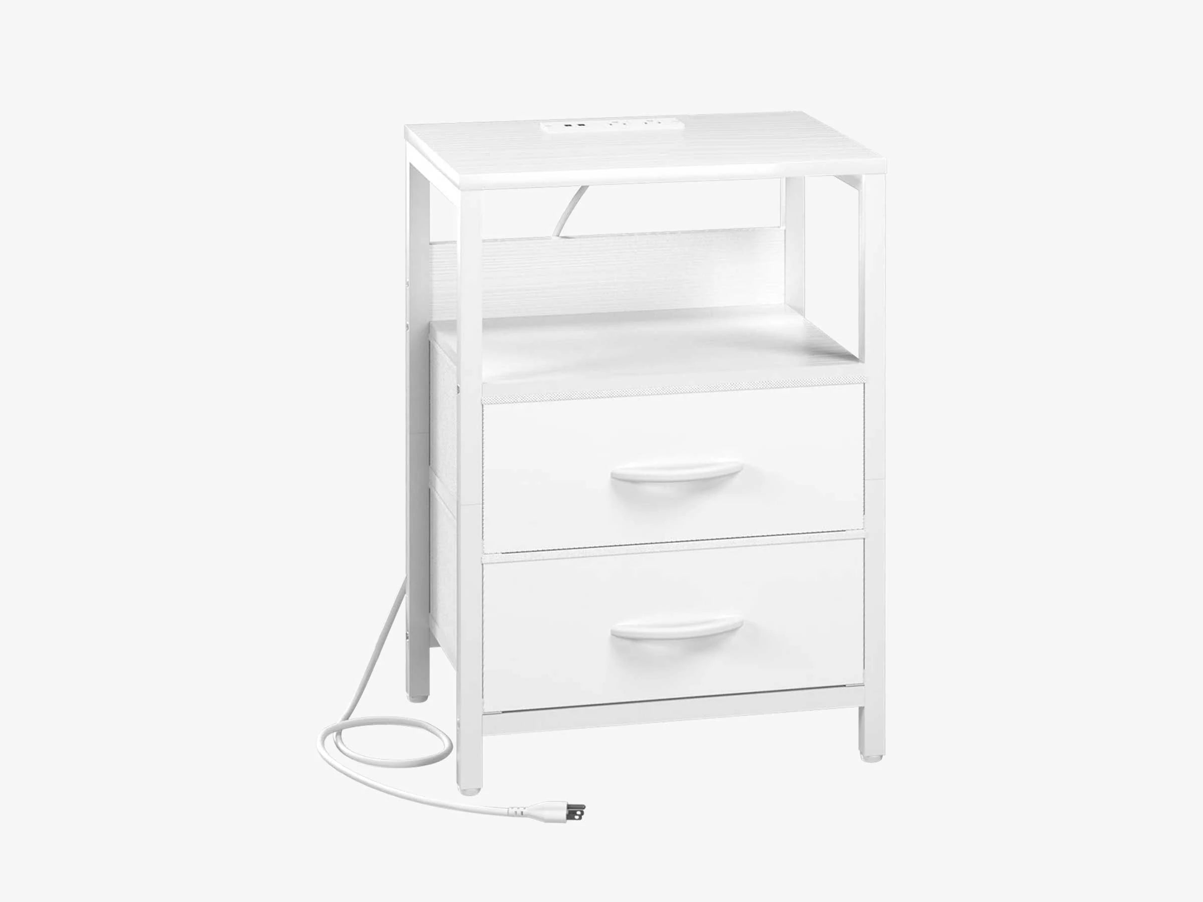 Yoobure 2-Drawers Nightstand with LED