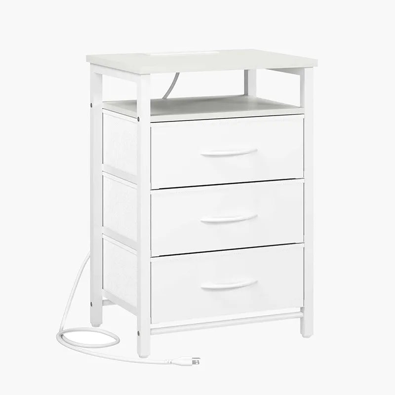 Yoobure 3-Drawer Nightstand with LED