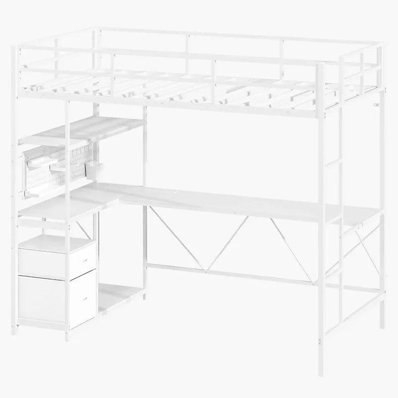 Yoobure Loft Bed Twin Size with Desk