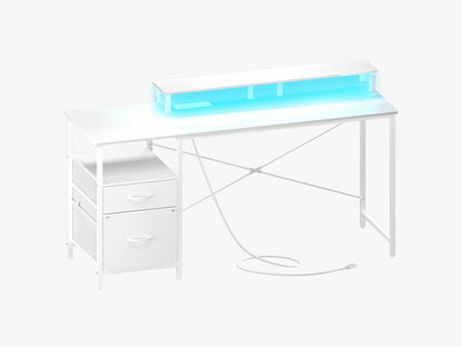 Yoobure 2-Drawers Computer Desk