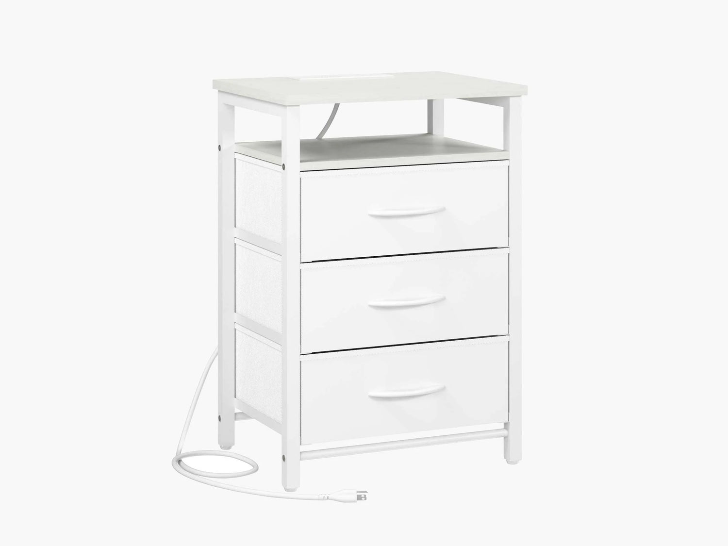 Yoobure 3-Drawers Nightstand with LED