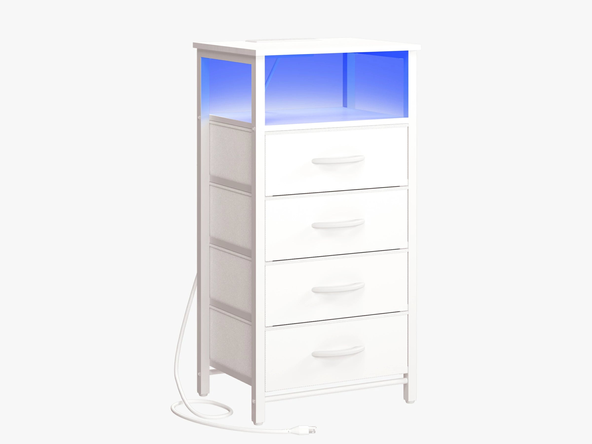 Yoobure 4-Drawer Nightstand with LED