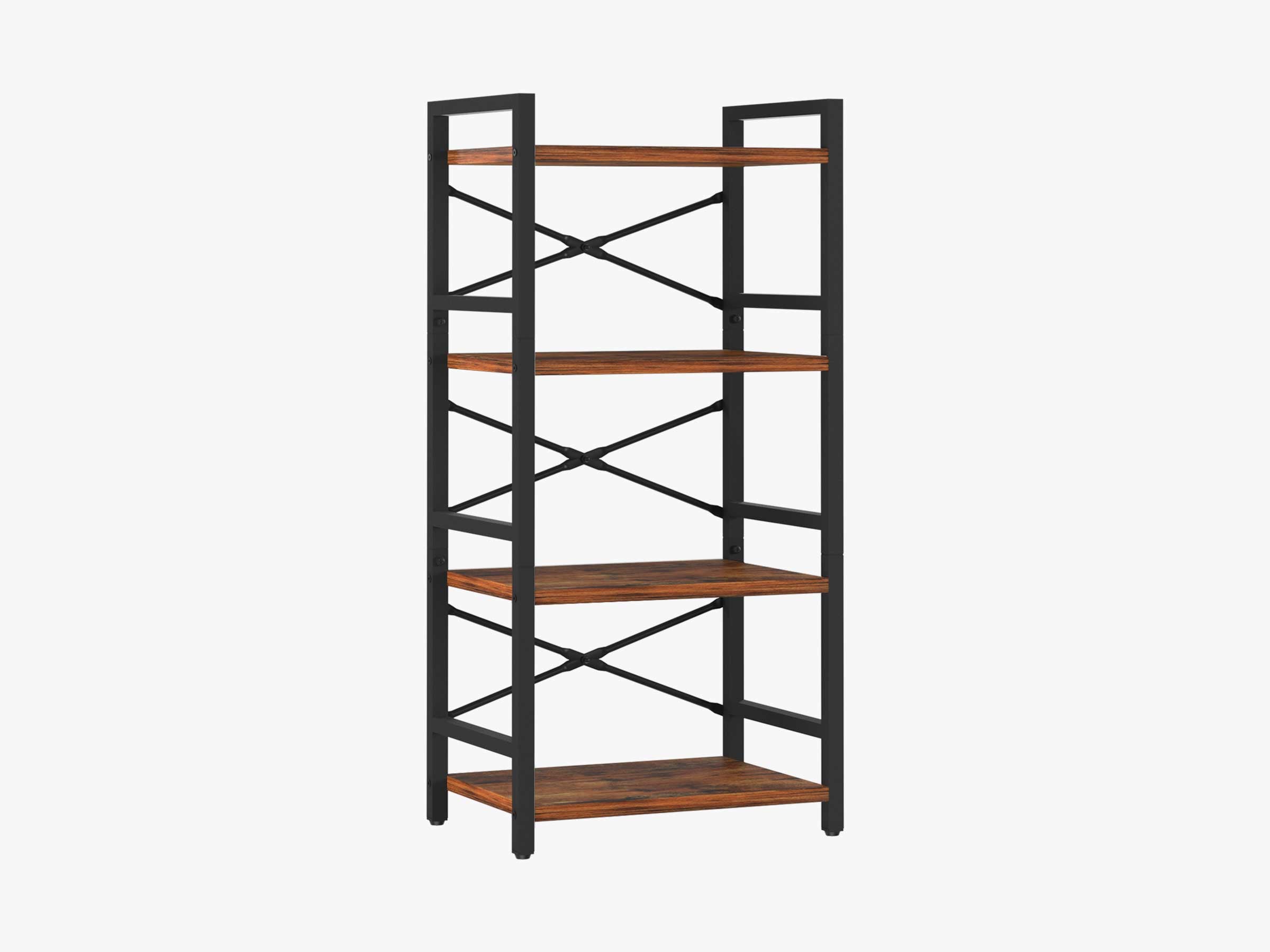 Yoobure 4-Tier Small Bookshelf