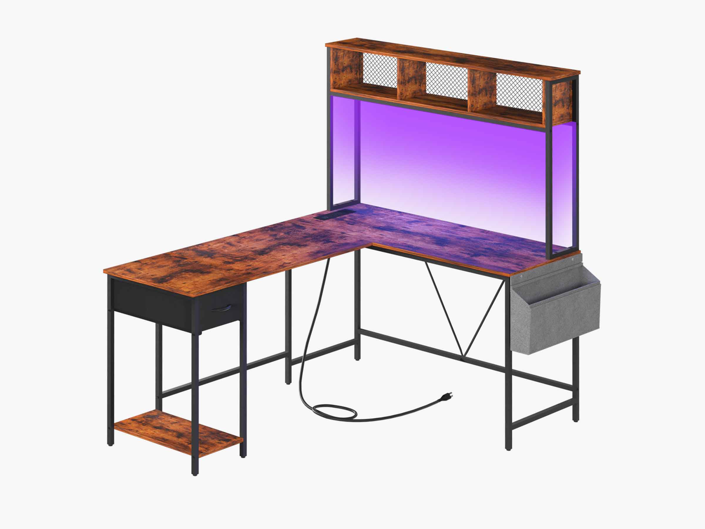 Yoobure L Shaped Computer Desk