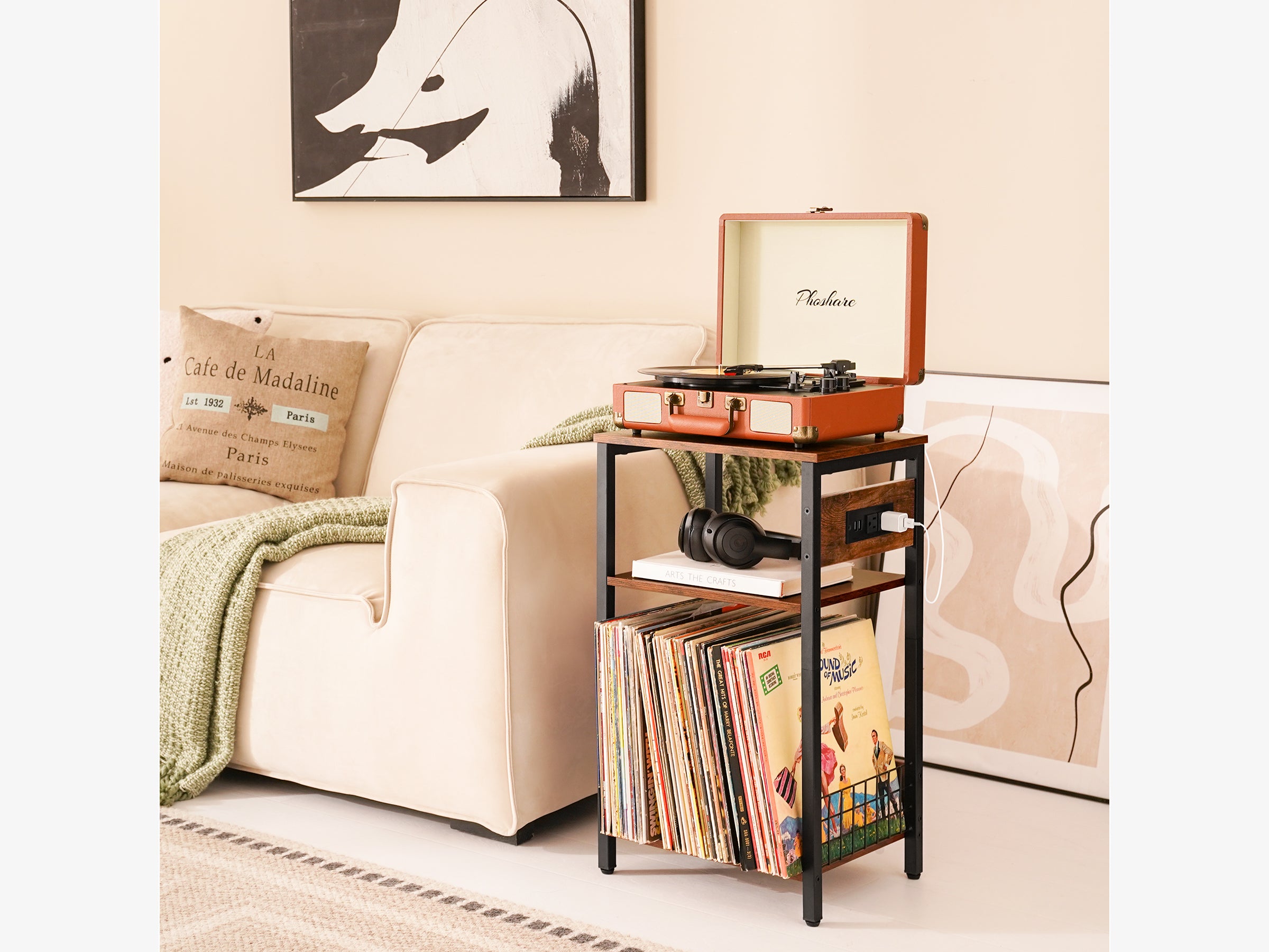 Yoobure Record Player Stand