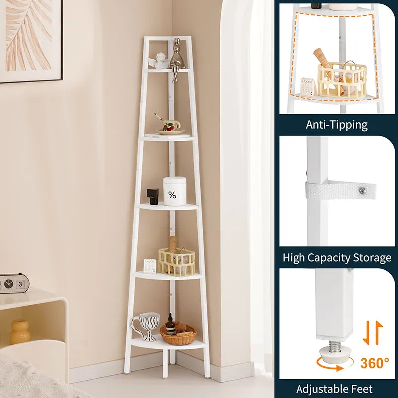 Yoobure 5-Tier Corner Shelf