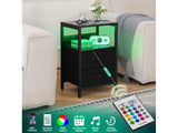 Yoobure 2-Drawer Nightstand with LED