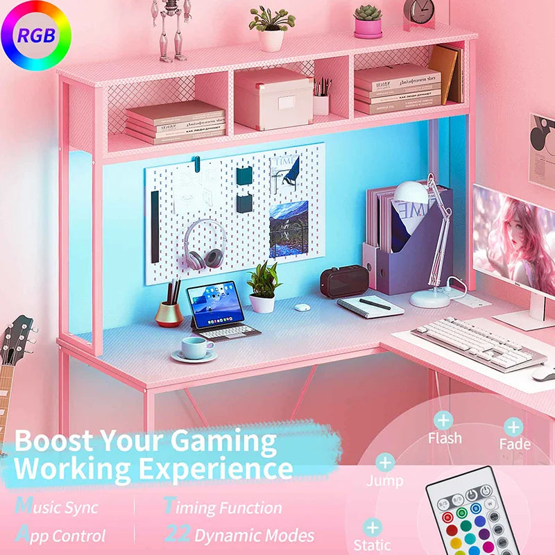 Yoobure L Shaped Computer Desk