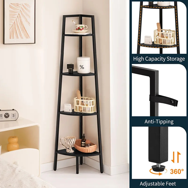 Yoobure 4-Tier Corner Shelf