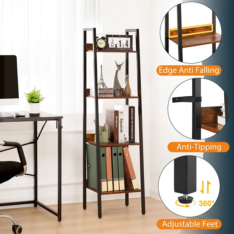 Yoobure 4-Tier Ladder Shelf