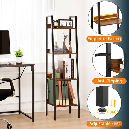 Yoobure 4-Tier Ladder Shelf